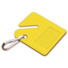 Lucky Line Products Key Cabinet Tag, Yellow (20 per Pack)