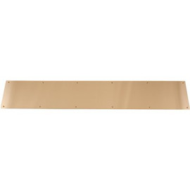 Don-Jo GOLD ANODIZED ALUMINUM DOOR KICK PLATE 10 IN. X 34 IN.