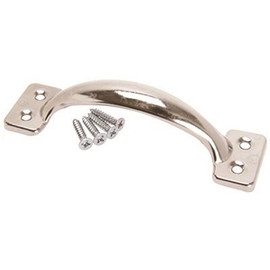 Anvil Mark Door Pull 4 in. Chrome Plated