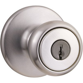 Kwikset Tylo Satin Chrome Keyed Entry Door Knob