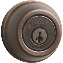 Kwikset 780 Series Venetian Bronze Single Cylinder Deadbolt Featuring SmartKey Security