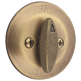 Kwikset 663 Series Antique Brass Single-Sided Deadbolt