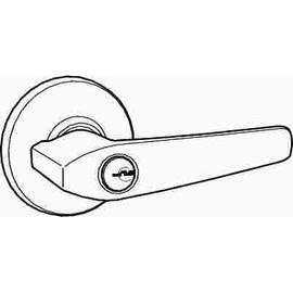 Kwikset Delta Polished Brass Keyed Entry Door Lever