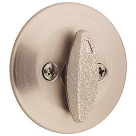 Kwikset 663 Series Satin Nickel Single-Sided Deadbolt