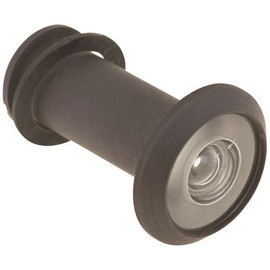 ULTRA HARDWARE 180-Degree Bronze Door Viewer with 9/16 in. Installation Hole