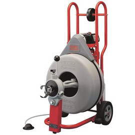 RIDGID K-750 AUTOFEED Drum Machine Drain Cleaner with C-24 AUTOFEED 5/8 in. x 100 ft. Cable and Tool Set
