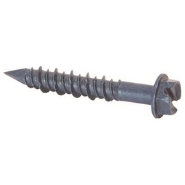 Lindstrom 1/4 in. x 2-3/4 in. Slotted Hex Head Masonry Fasteners (100 per Pack)