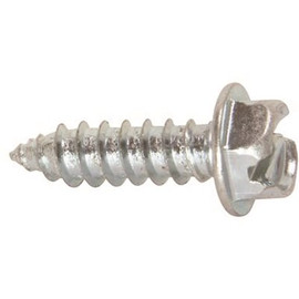 Lindstrom #12 x 1-1/2 in. Slotted Hex Head Sheet Metal Screws (100 per Pack)