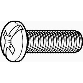 #8-32 TPI x 2 in. Combo Phillips/Slotted Round Machine Screws (100 per Pack)
