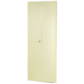 Dunbarton Corporation DUNBARTON THE FLUSH METAL BI-FOLD DOOR, IVORY, 2 PANEL, 36X80 IN.