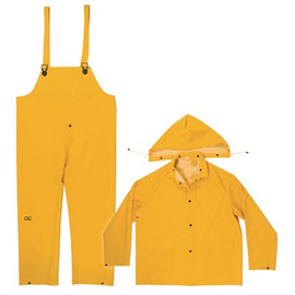 CLC Unisex Large Yellow 3-Piece Heavyweight PVC Rain Suit