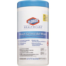 Clorox Healthcare Germicidal with Bleach Cleaning Wipes (70-Count)