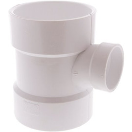 NIBCO 4 in. x 4 in. x 2 in. PVC DWV All Hub Sanitary Tee