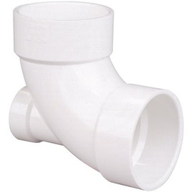 NIBCO 4 in. x 4 in. x 2 in. PVC DWV 90-Degree All Hub Elbow