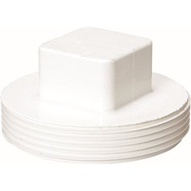 NIBCO 1-1/2 in. PVC DWV MIPT Cleanout Plug