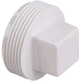 NIBCO 2 in. PVC DWV MIPT Cleanout Plug