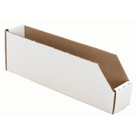 National Brand Alternative 4 in. H x 10 in. W x 12 in. D White Cardboard Cube Storage Bin