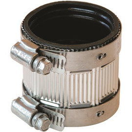 Fernco 1-1/2 in. No-Hub Cast Iron to 1-1/2 in. No-Hub Cast Iron Shielded Coupling