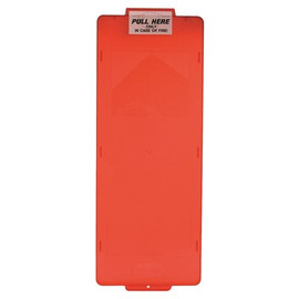 Brooks Equipment BROOKS' MARK II SERIES FIRE EXTINGUISHER CABINET COVER, RED, LARGE