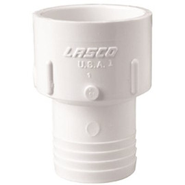 LASCO Fittings PVC SCH 40 SLIP X INSERT ADAPTER 3/4 IN.