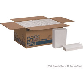 Pacific Blue Select C-Fold White Paper Towels (200-Towels Per Pack, 12-Packs Per Case)