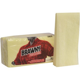 Yellow Disposable Microfiber Cloth (4-Pack Per Case)
