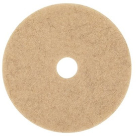 3M 20 in. Natural Blend Tan Floor Pad (5-Count)