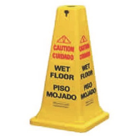 Rubbermaid Commercial Products 36 in. Plastic Multi-Lingual Caution Safety Cone