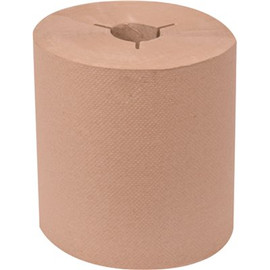 Renown Natural 8 in. Controlled Hardwound Paper Towels (800 ft. per Roll, 6-Rolls per Case)