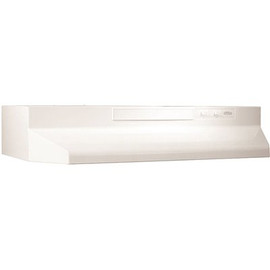 Broan-NuTone 43000 Series 30 in. 260 Max Blower CFM Covertible Under-Cabinet Range Hood with Light in White