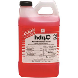 SPARTAN CHEMICAL COMPANY hdqC2 2 Liter Citrus Scent One Step Cleaner/Disinfectant (4-Case)