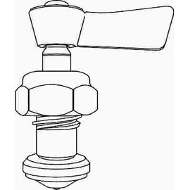 Fisher RIGHT HAND STEM AND HANDLE ASSEMBLY TYPE: HOT