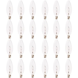 Sylvania 60-Watt B10 Household Incandescent Light Bulb (24-Pack)