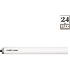 Sylvania 86-Watt Equivalent T8 Linear Fluorescent Light Bulb Warm White (24-Pack)
