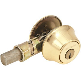 KWIKSET Single Cylinder Brass Deadbolt