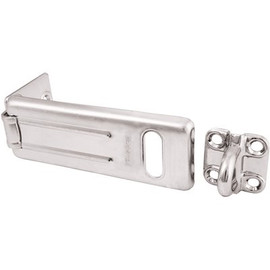 Master Lock Steel Heavy Duty Hasp Latch, 4 in. Long