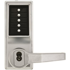KABA ILCO SIMPLEX 8100 SERIES MORTISE LOCK WITH LEVER, RIGHT HAND, KEYOVERRIDE BEST, PASSAGE, LOCKOUT, DEADBOLT, SATIN CHROME
