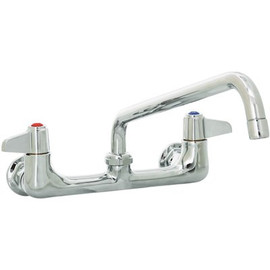 T&S 2-Handle Standard Kitchen Faucet with Commercial Features in Chrome