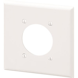 HD Supply-Maintenance Warehouse Maintenance Warehouse Double Gang Receptacle Wall Plate -30 or 50 Amp -White