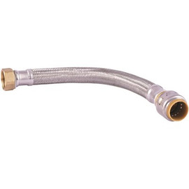 Sharkbite Max Flex Water Heater Connector 3/4" X 3/4" FIP X 12"