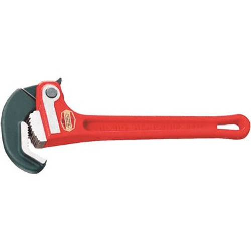 RIDGID 14 in. Aluminum RapidGrip Ratcheting Pipe Wrench with Secure Grip Hook/Jaw Design with 2 in. Jaw Capacity RIDGID 14 in. Aluminum RapidGrip Ratcheting Pipe Wrench with Secure Grip Hook/Jaw Design with 2 in. Jaw Capacity