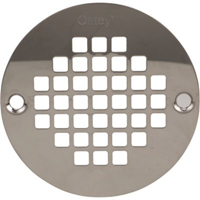 OATEY 4 in. Round Screw-In Stainless Steel Shower Drain Cover