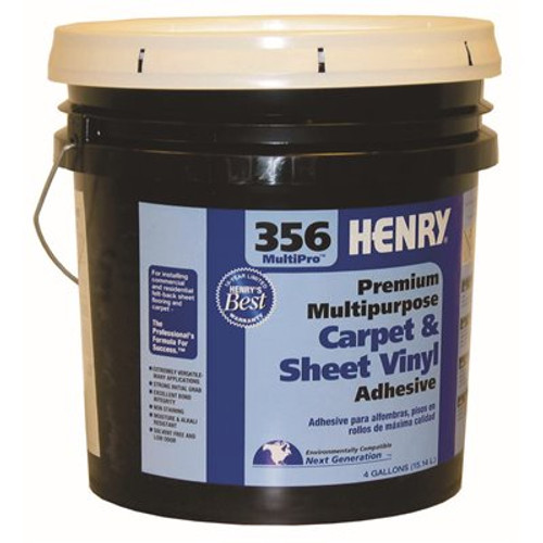 Henry 356 4 Gal. Multi-Purpose Sheet Vinyl and Carpet Adhesive