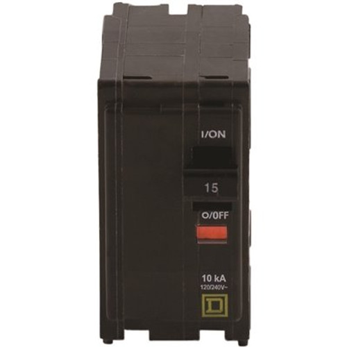Square D QO 15 Amp 2-Pole Circuit Breaker Square D QO 15 Amp 2-Pole Circuit Breaker