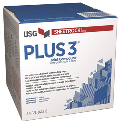 USG Sheetrock Brand 3.5 gal. Plus 3 Ready-Mixed Joint Compound