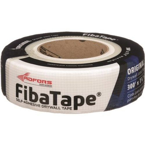 Saint-Gobain ADFORS FibaTape Standard White 1-7/8 in. x 300 ft. Self-Adhesive Mesh Drywall Joint Tape