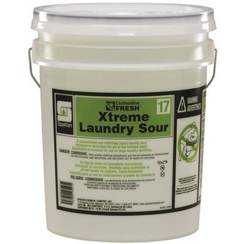 Spartan Chemical Co. Clothesline Fresh 5 Gallon Xtreme Laundry Sour