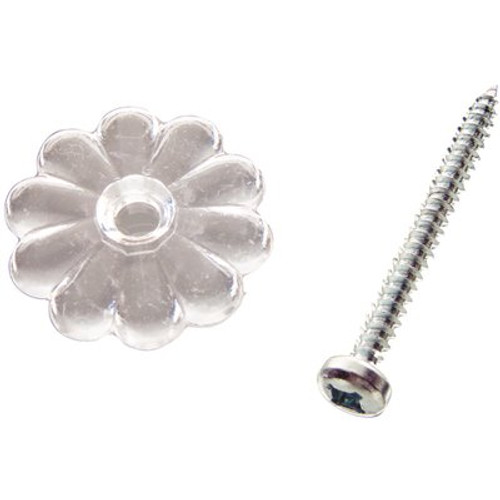 DANCO Clear Ceiling/Wall Rosettes (10-Pack)