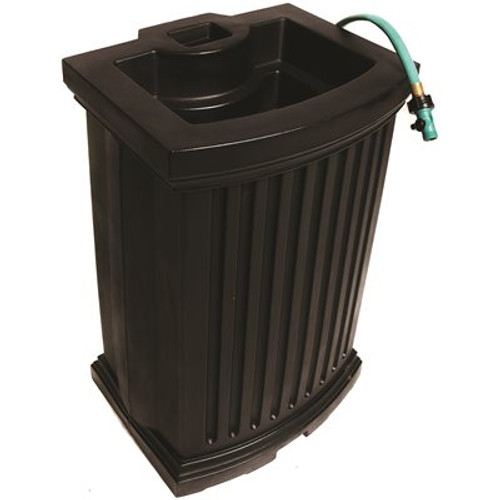 Mayne Madison 40 Gal. Black Polyethylene Rain Catcher