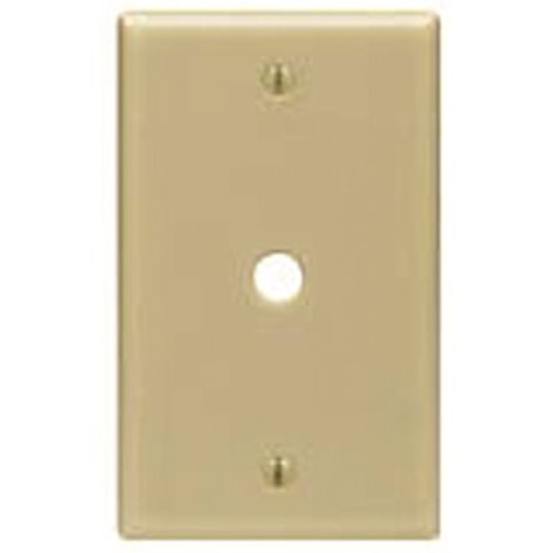 Leviton Beige 1-Gang Phone Jack Wall Plate (1-Pack)